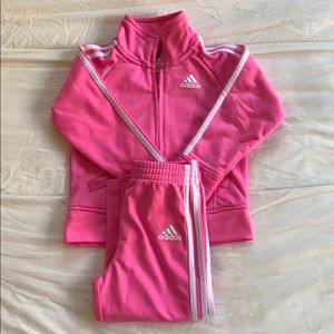 Adidas suit toddler girl 24 mos